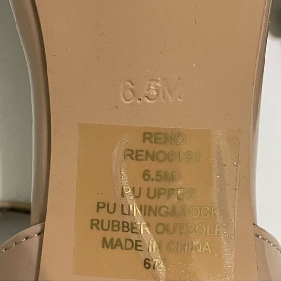 Steve Madden Open Toe Ankle Strap Heels Size 6.5 Patent - Picture 7 of 12